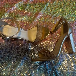 Rose Gold 4” Block Heel